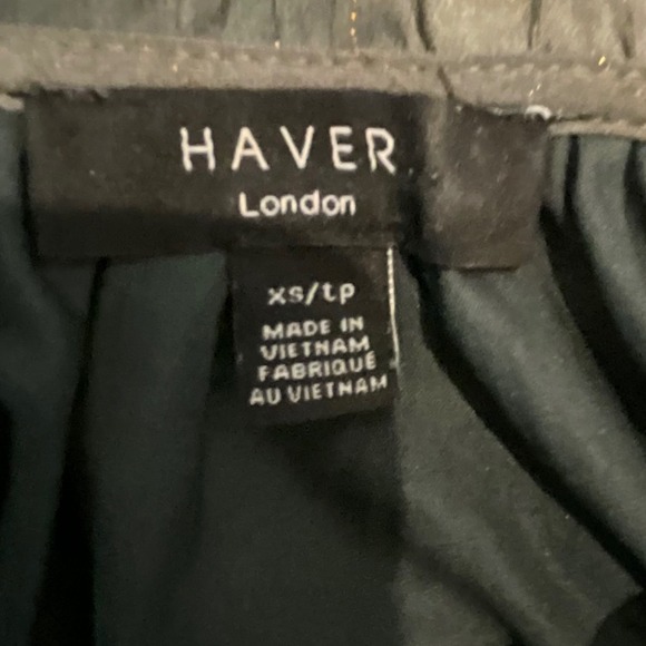 HAVER London Watercolor Print Sheer Button Blouse Top XS Cottagecore Ballet - Picture 6 of 9